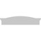 Ekena Millwork Eyebrow Architectural Grade PVC Pediment, 46"W x 10-1/2"H x 2-3/4"P PEDP046X105EYE00 - alternate 2